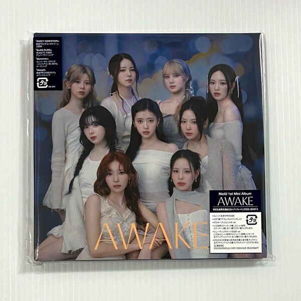 NiziU 1st Mini Album AWAKE 初回限定B盤CD(トレカ・シリアル・ステッカー・その他特典等なし)
