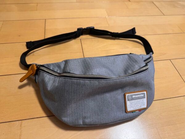 (ビアンキ) Bianchi ボディバッグ ウエストバッグ メンズ レディース F Gray グレー ヘリンボン