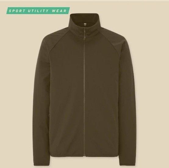 UNIQLO ユニクロ ウルトラストレッチ アクティブジャケット ブラック M 341-435109 黒