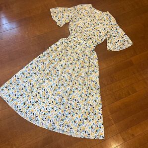ドゥクラッセ 半袖ワンピース M