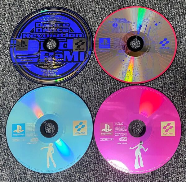 PS ダンスダンスレボリューション 2nd ReMIX アペンドクラブバージョン1・2 3rd ReMIX セット【ディスクのみ
