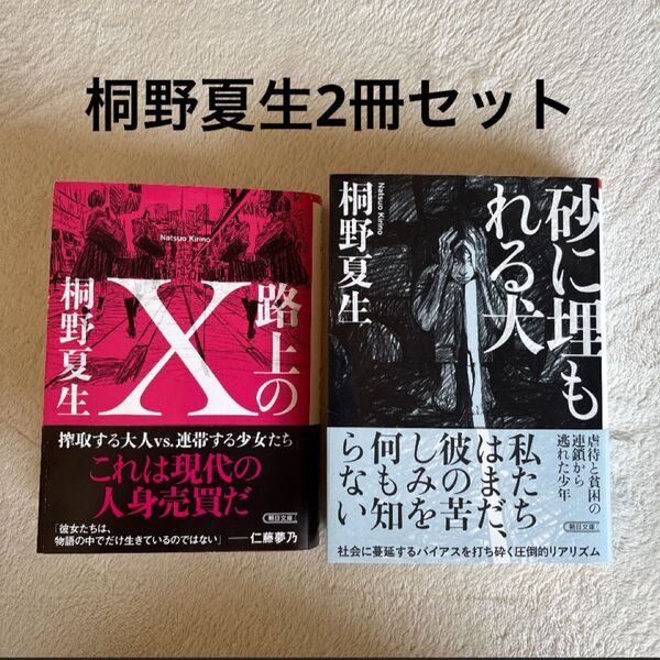 桐野夏生☆砂な埋もれる犬 路上のX☆2冊セット 文庫版