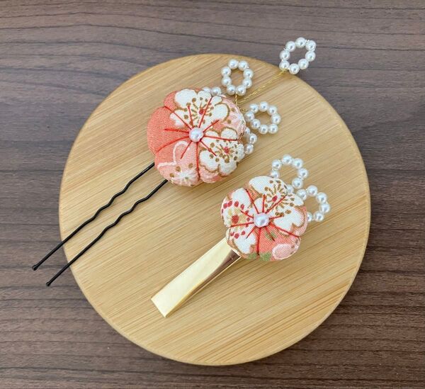 かんざし 七五三 成人式 和風髪飾り ハンドメイド