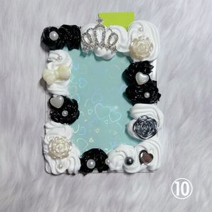 ⑩ホイップデコケース モノクロ