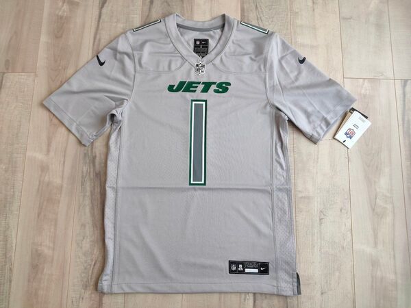 S 新品 ナイキ NIKE×NFL NEW YORK JETS ニューヨークジェッツ ニューヨーク ジェッツ ジャージ グレー