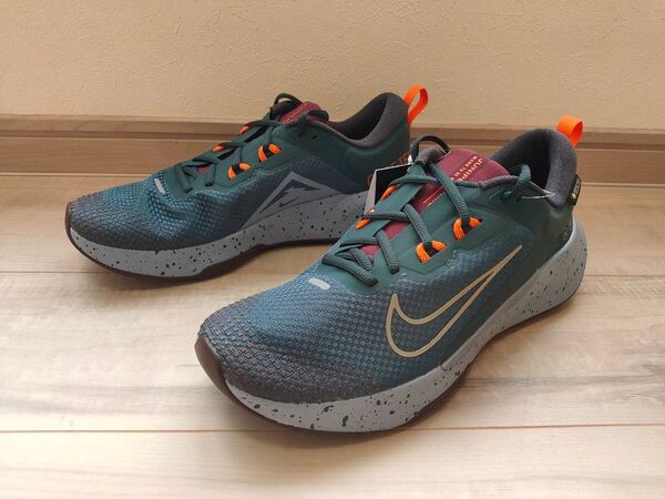 27.5cm 新品 NIKE JUNIPER TRAIL 2 GTX V2 緑 ゴアテックス GORE-TEX GORETEX