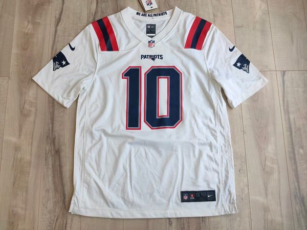 L 新品 NIKE×NFL New England Patriots ナイキ ニューイングランド ペイトリオッツ ジャージ 白