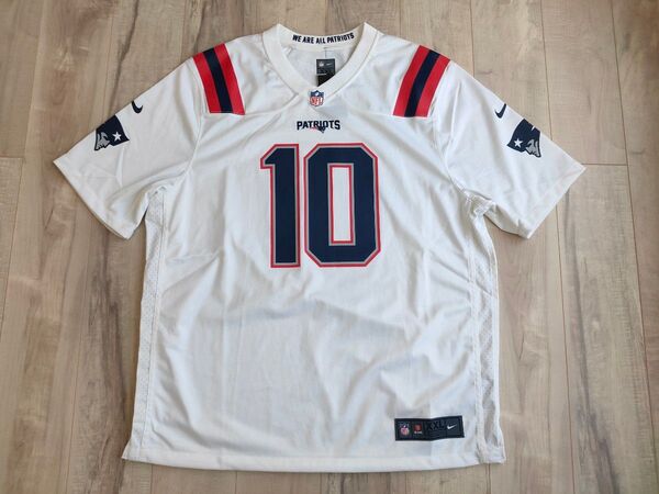 XXL 新品 NIKE×NFL New England Patriots ナイキ ニューイングランド ペイトリオッツ ジャージ 白