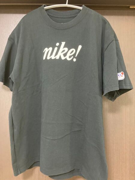 NIKE Tシャツ XXLサイズ ブラック 黒 メンズ 中古品