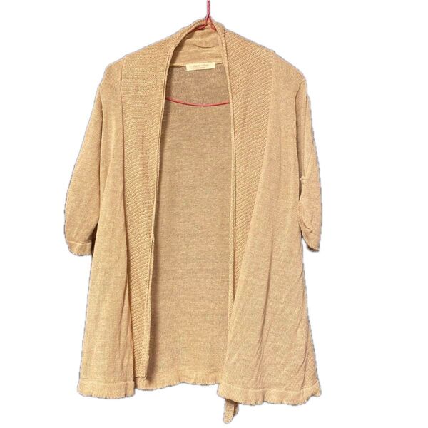chocol raffine robe ベージュ カーディガン 五分袖