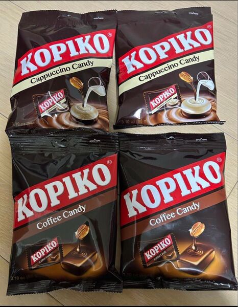 コピコ 2種類食べ比べ コーヒー2袋 カプチーノ2袋 KOPIKO