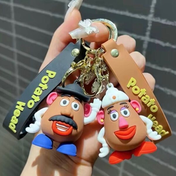 ディズニー トイストーリー ミスターポテトヘッド ミセスポテトヘッド キーホルダー キーチェーン