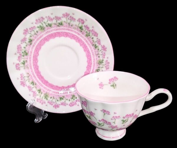 C49 Rare Time 蓮華草 カップ&ソーサー 未使用品 1客 コーヒーカップ ティーカップ