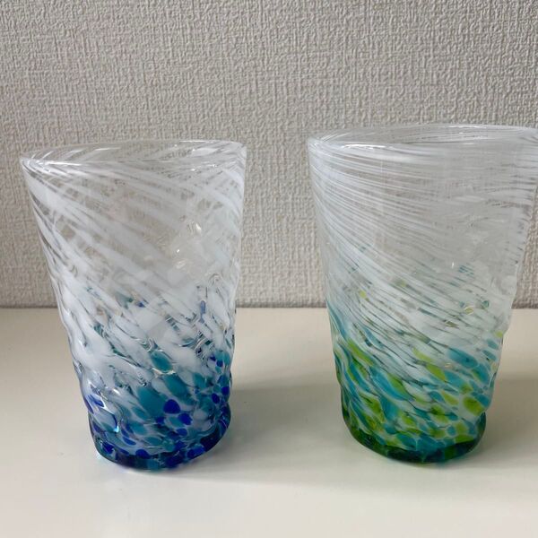 涼しげ♪ 琉球ガラス ペアセット