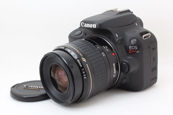 美品 Canon キャノン EOS Kiss X7 スマホ転送 持ち運びらくらく軽量コンパクト ♯H24