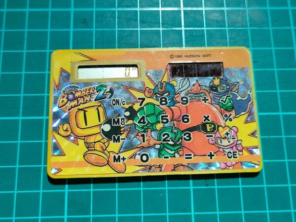 ボンバーマン2 太陽電池電卓【本体のみ】