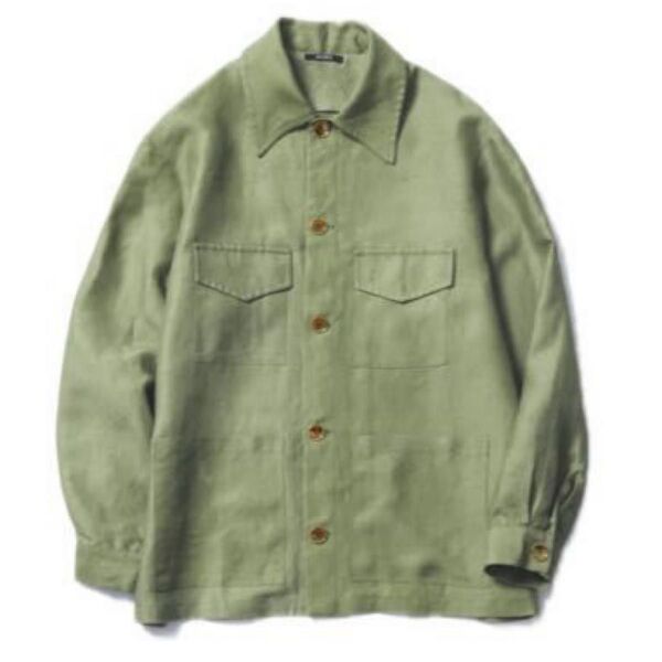 alors paris◇ミリタリージャケットVeste avec broches【Demeter】masculin◇完売品長袖