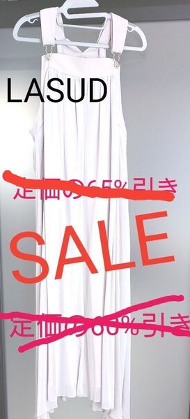 LASUD ACTIVEレースアップデザインジャンパースカート★タグ有り現行品