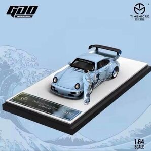 タイムマイクロ RWB964 限定生産品 999台 シリアルナンバー入 フィギュア付き 葛飾北斎 神奈川沖裏アート