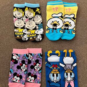 キャラクターソックス レディース 4足セット