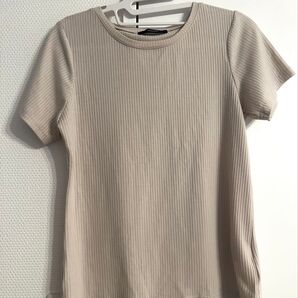 新品未着用★grandpark グランドパーク 半袖Tシャツ レディース 半袖 カットソー インナー リブTシャツ