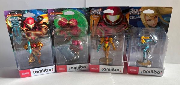 【アミーボ】サムスアラン メトロイド サムス ゼロスーツサムス 未開封品