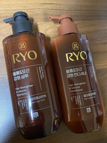 呂 黒雲ボリューム&毛根強化シャンプー480ml&コンディショナー 480ml