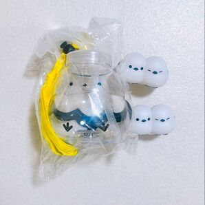 ピカピカ光る! シマエナガボトル マスコット 未使用 匿名発送