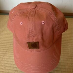 【中古】carhartt キャップ ピンク
