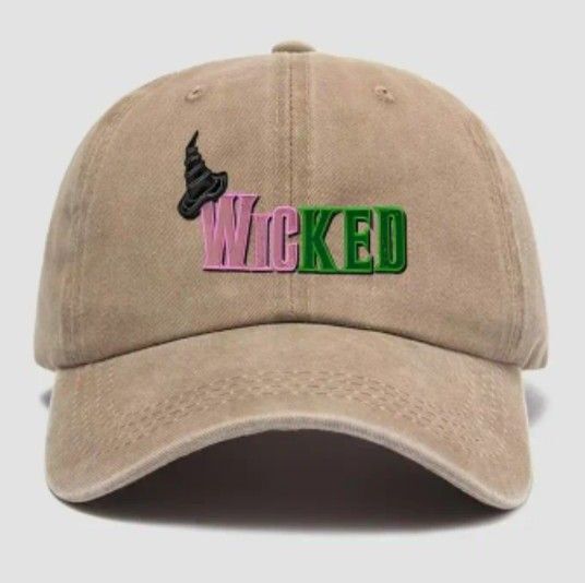 新品 WICKED ロゴ キャップ フリー調節 ふたりの魔女 映画 帽子 ハット キャップ 帽子 ベースボールキャップ CAP