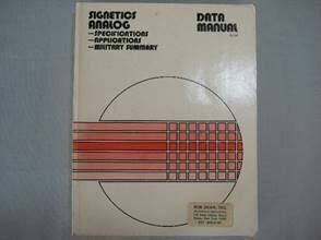 1977 year version signetiks analogue data manual specifications * Application compilation 886 page English book@ speciality paper 