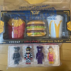 マクドナルド エヴァンゲリオン バリューセット ベアブリック フィギュア ゴジラ BE@RBRICK 2点セット