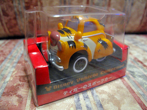 ☆ディズニー チョロQ　ティガーのスポーツカー　（東京ディズニーランド）　Disney Vehicle　Collection