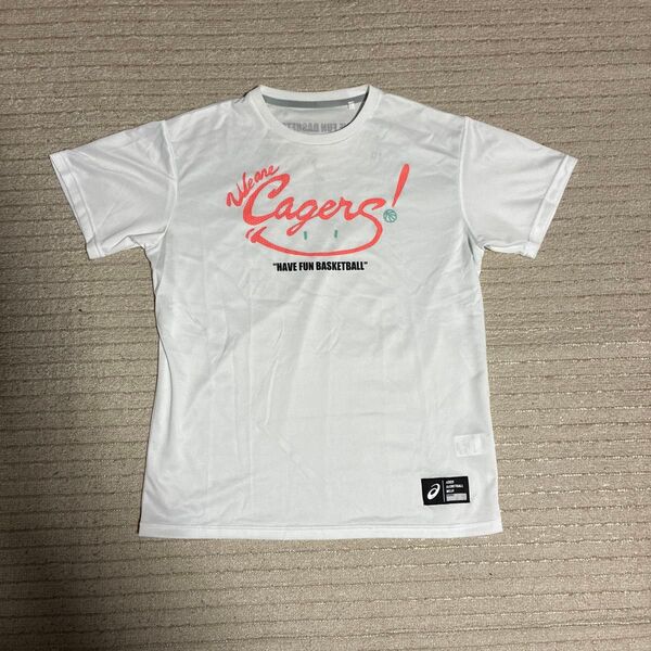 asics バスケットTシャツ Lサイズ ホワイト系