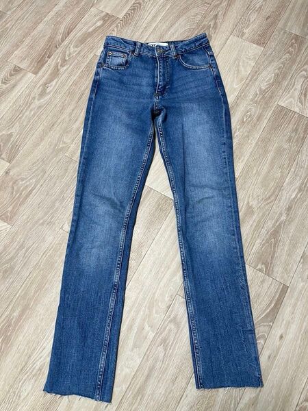 【最終値下げ】 ZARA スキニーデニム ミディアムブルー C ジーンズ デニムパンツ ジーパン デニム