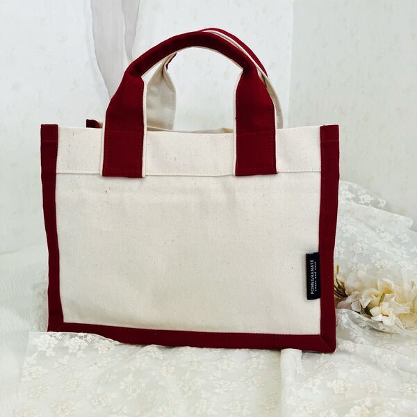 帆布 ミニトートバッグ ハンドメイド