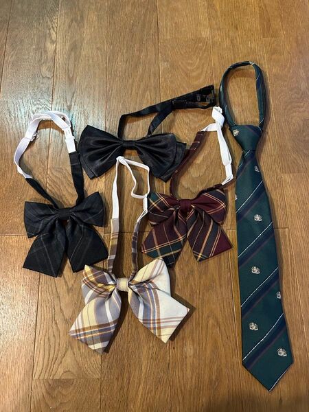 制服 リボン ネクタイ 5点セット まとめ売り