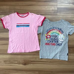 難ありレディースTシャツ2枚 半袖Tシャツ 2枚セット※難あり