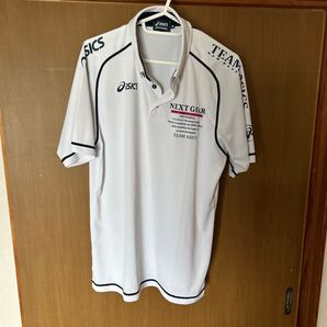 アシックス 野球 プラクティスシャツ ホワイト Oサイズ