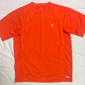 Champion チャンピオン オレンジ 半袖 スポーツ Tシャツ DRY トレーニング