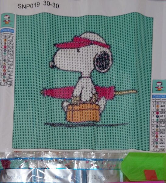 《新品未使用品》ダイヤモンドアートキット SNOOPY Parasol
