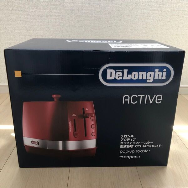 【新品未使用】デロンギ ポップアップトースター DeLonghi CTOV2003J 赤