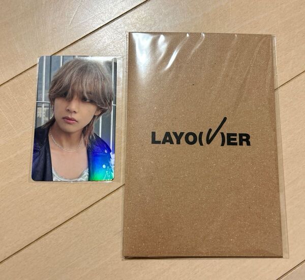 V solo Album Layover JPFC特典 台紙付きホログラムトレカ ホログラムトレカ BTS テヒョン テテ