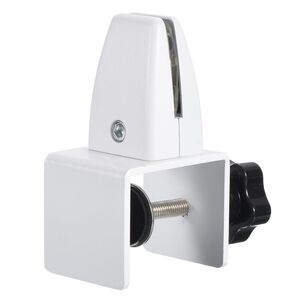 パーティションサポートブラケット 3.5-9mm厚用の調整可能なデスクディバイダークランプ ホワイト