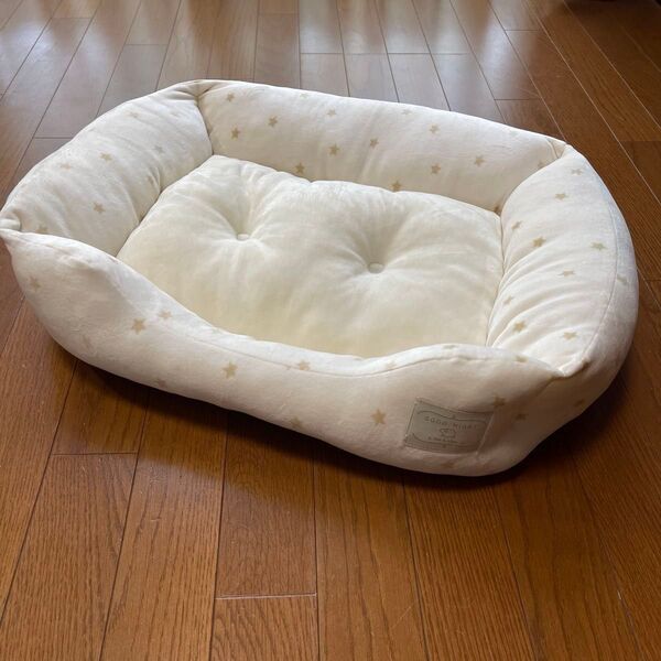 PETEMO限定 ペテモ イオンペット おやすみベッド 犬 クッション ベッド M アイボリー