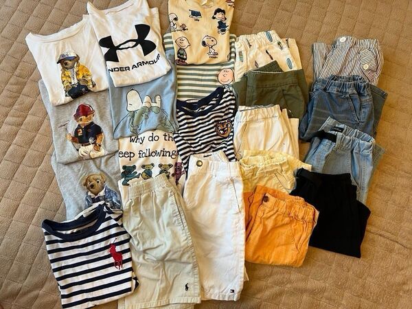 男の子 ラルフローレン グリーンレーベル H&M トミーフィルフィガー 半ズボン Tシャツ 130