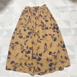 ☆極美品☆GRL グレイル ロングスカート 総柄 花柄 春秋 レディーススカート