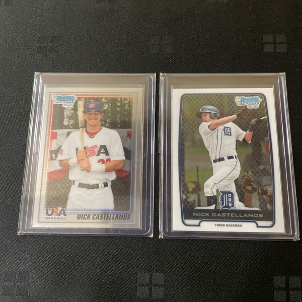 NICK CASTELLANOS 1st bowman 2枚セット カステヤノス Topps RC MLB baseball