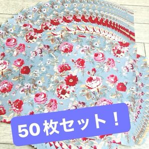 ブリティッシュローズ柄ラッピングペーパー