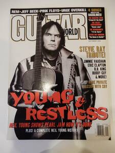 ▲▲英語ギター誌「Guitar World 1995 / 9」Neil Young、Pink Floyd、Stevie Ray Vaughn、Jeff Beck、Eric Clapton、B.B. King、REM